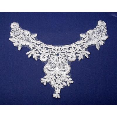 LA - 022 Ivory lace Neckline - Aleemahs