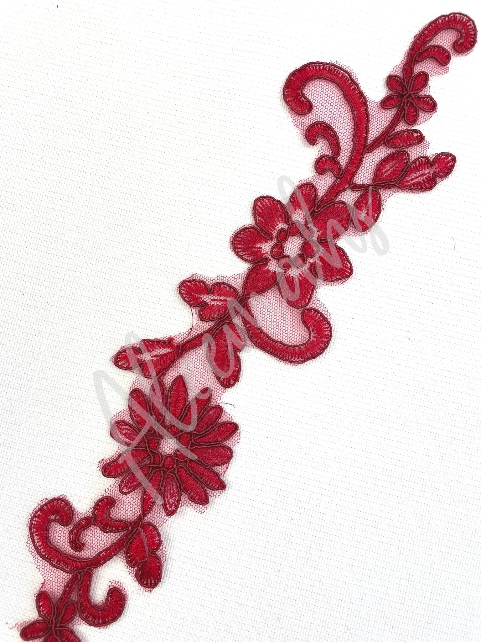 LA - 031: Lace applique pair - Aleemahs