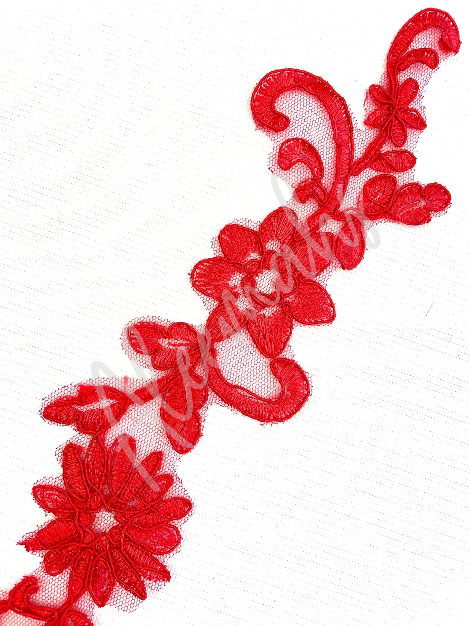 LA - 031: Lace applique pair - Aleemahs