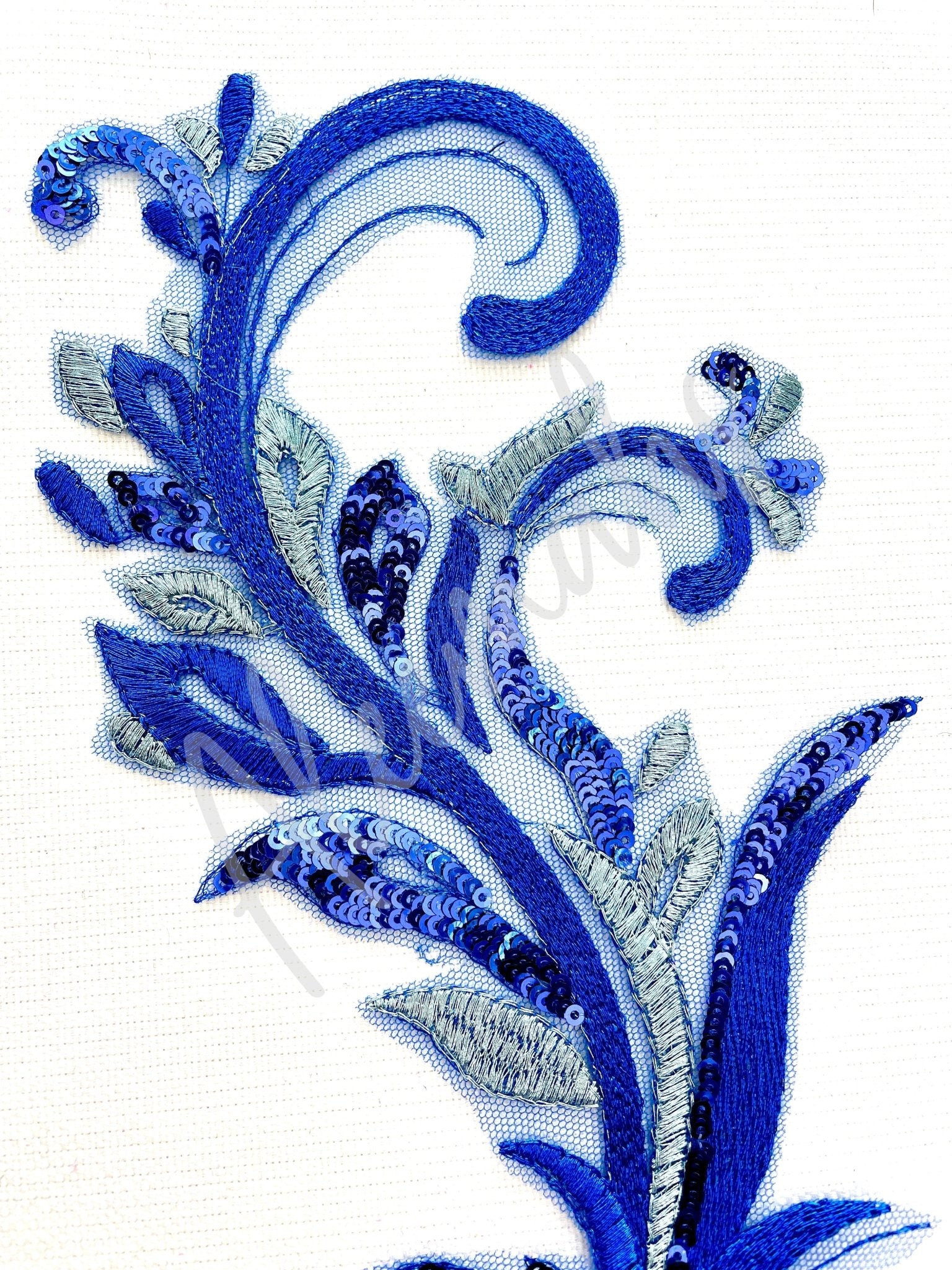 LA - 052: Royal Blue lace pair - Aleemahs