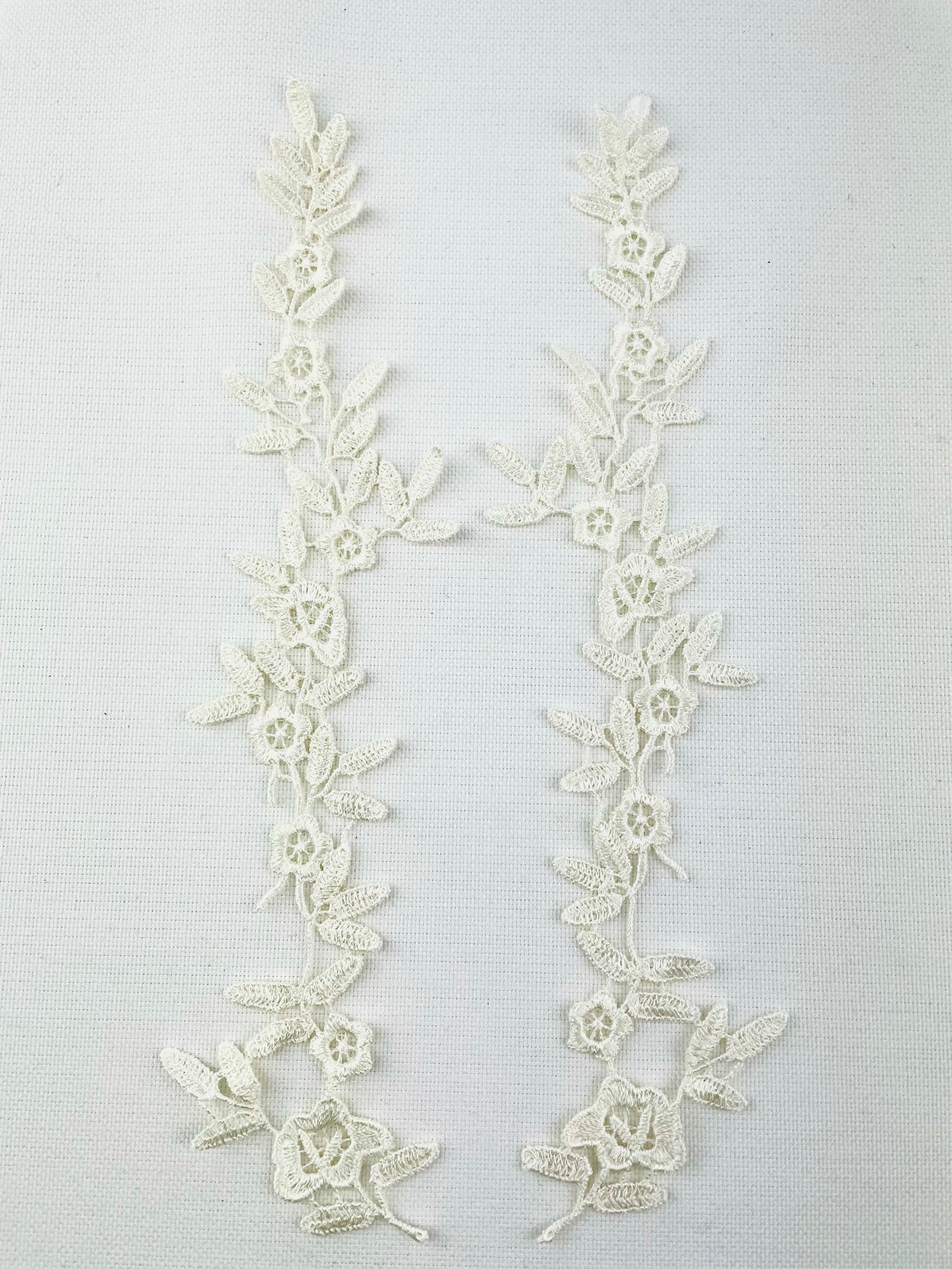 LA - 057: Champagne long floral pair - Aleemahs