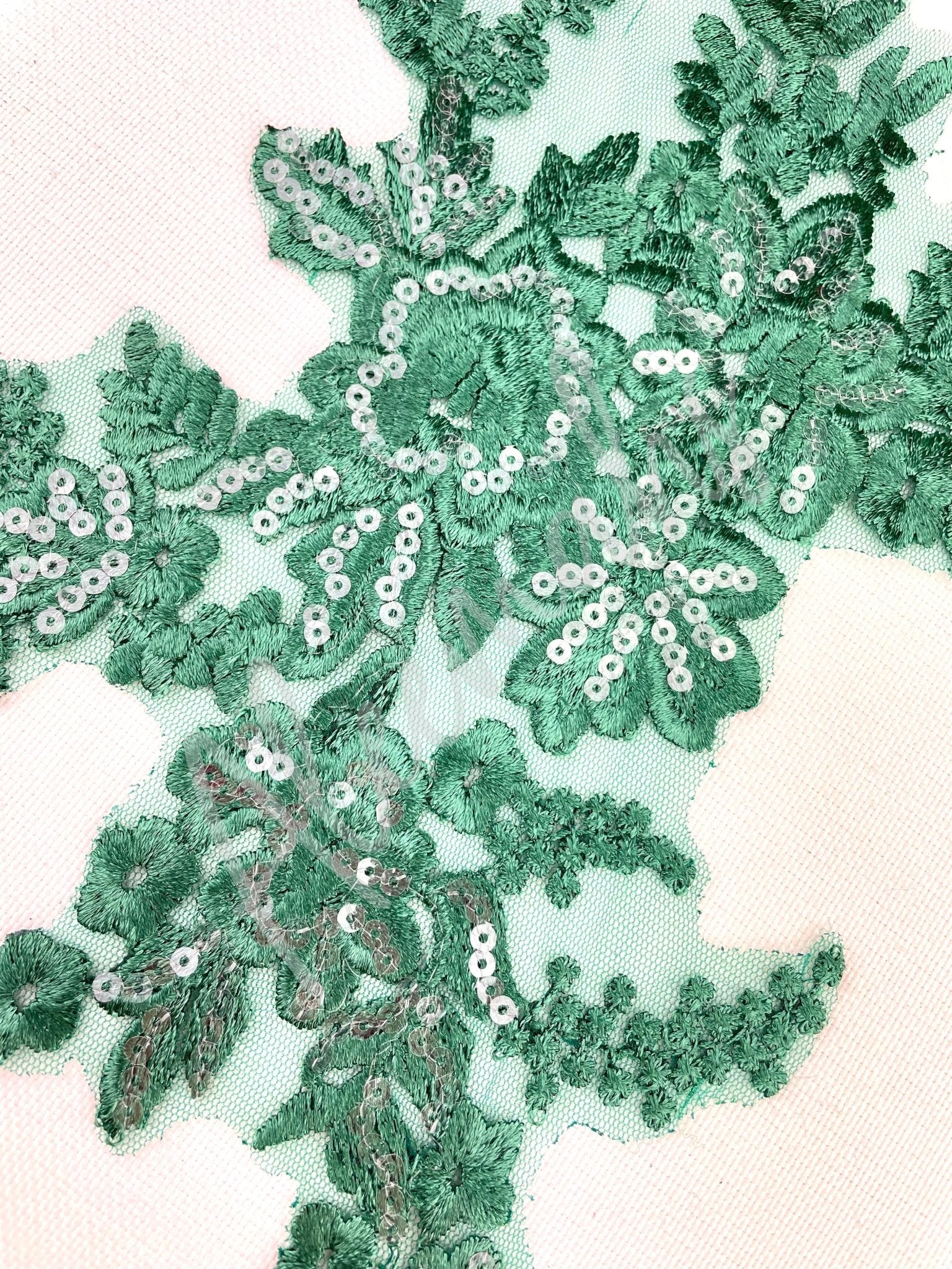 LA - 1068 Green lace Pair - Aleemahs