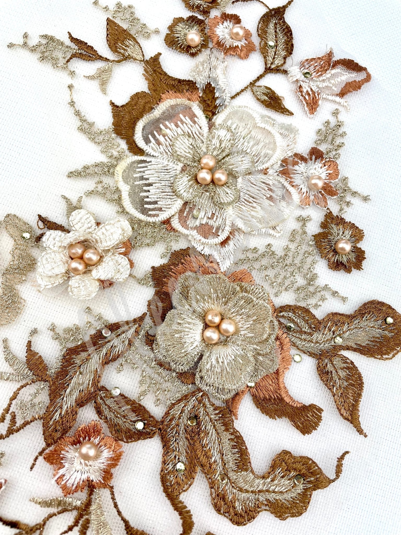 LA - 1071 Beige lace piece - Aleemahs