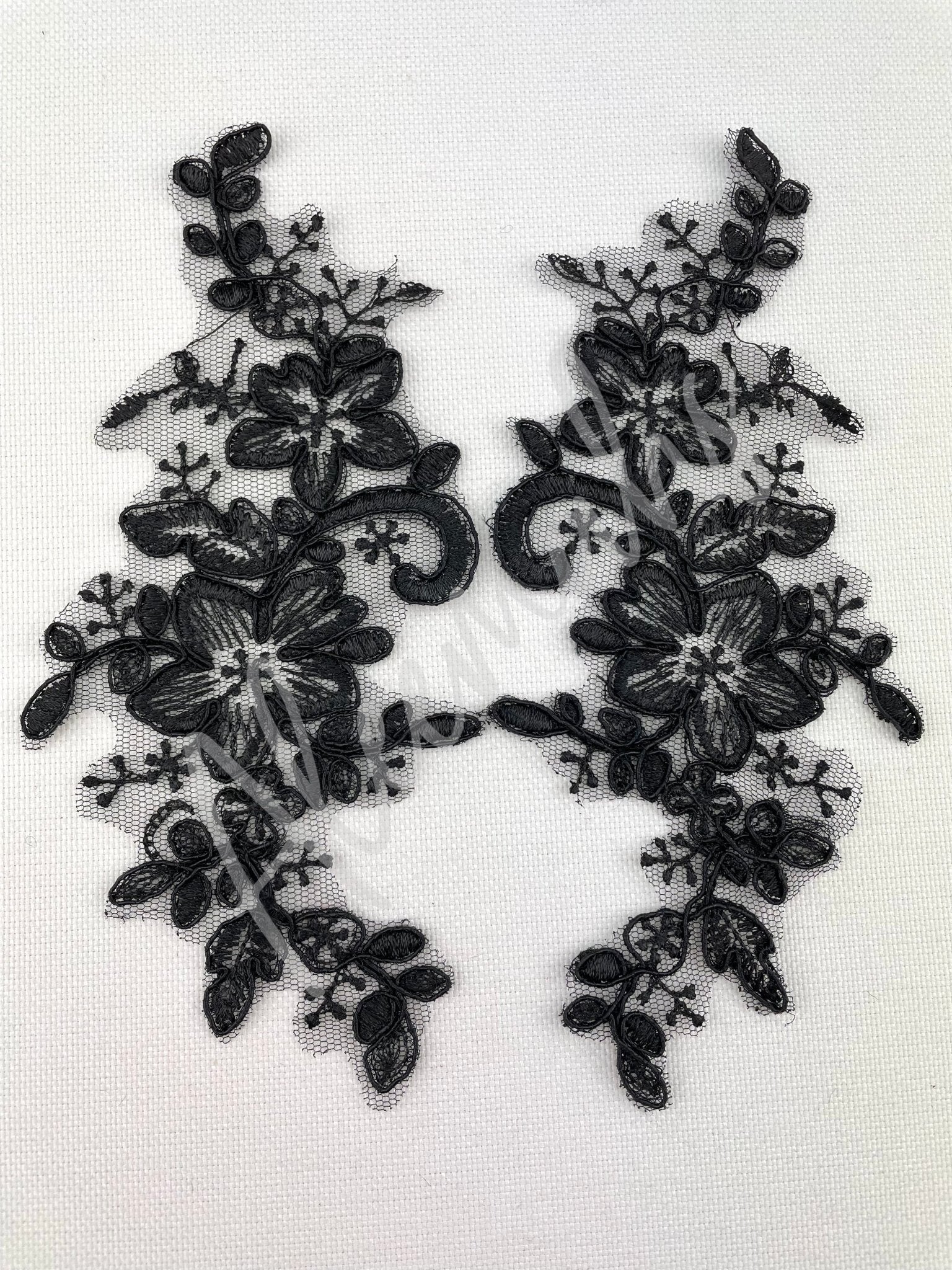 LA - 2104 Black lace pair - Aleemahs