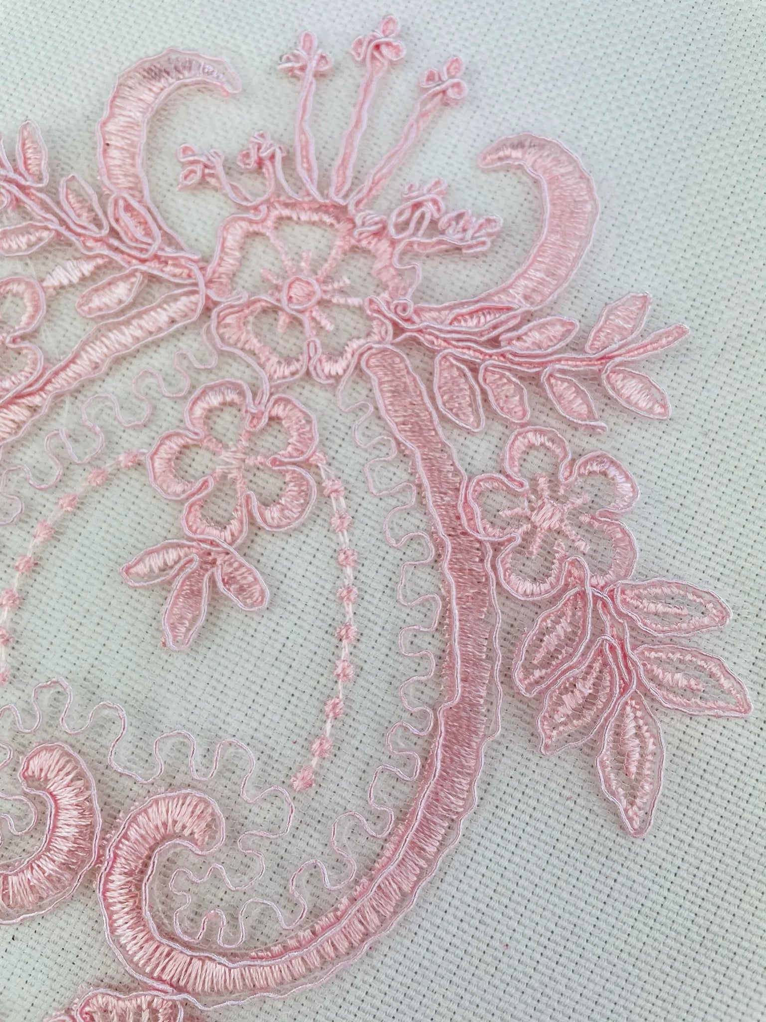 LA - 2109 - Light Pink lace Pair - Aleemahs