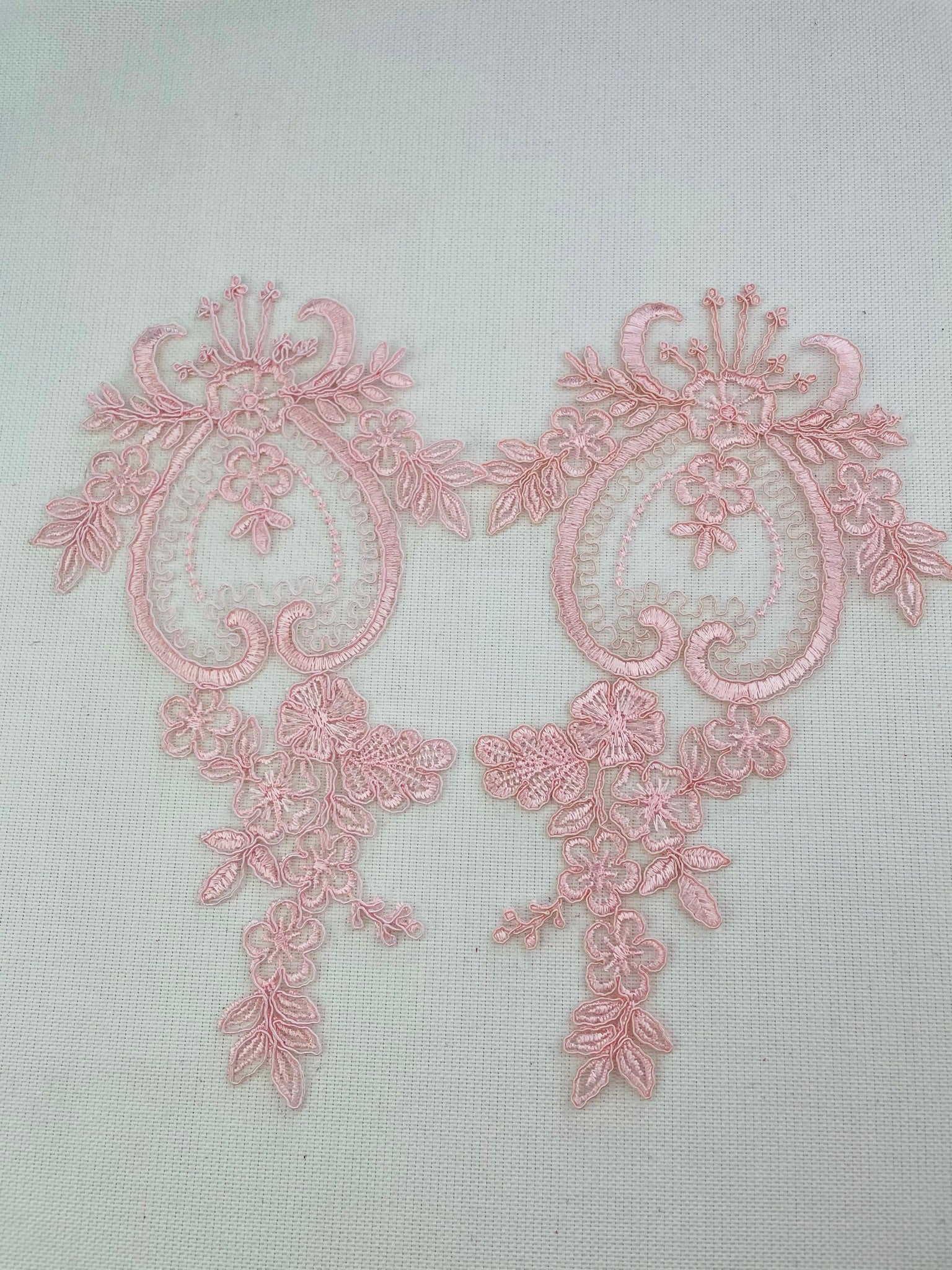 LA - 2109 - Light Pink lace Pair - Aleemahs