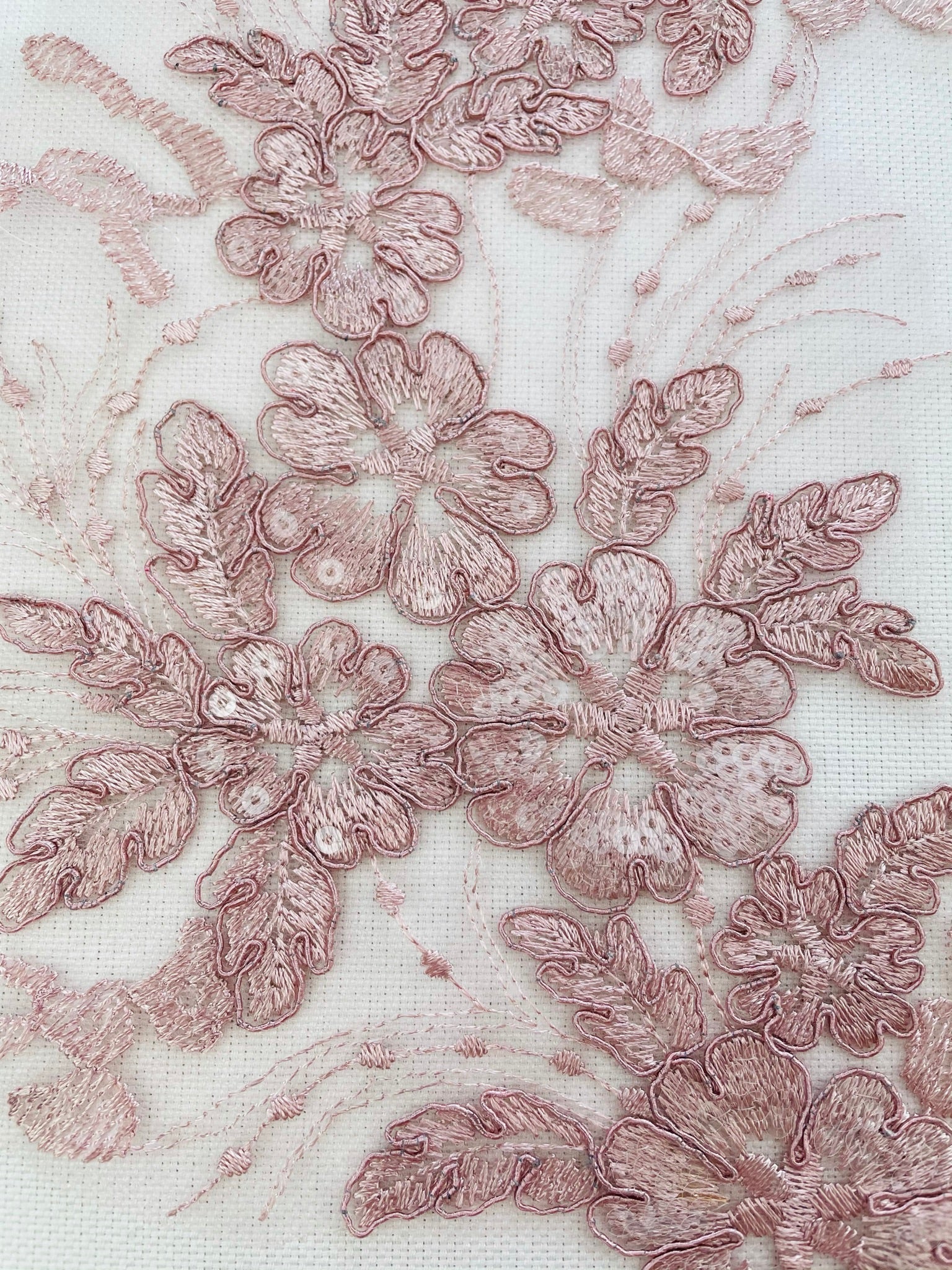 LA - 2110 - Dusty pink lace Pair - Aleemahs