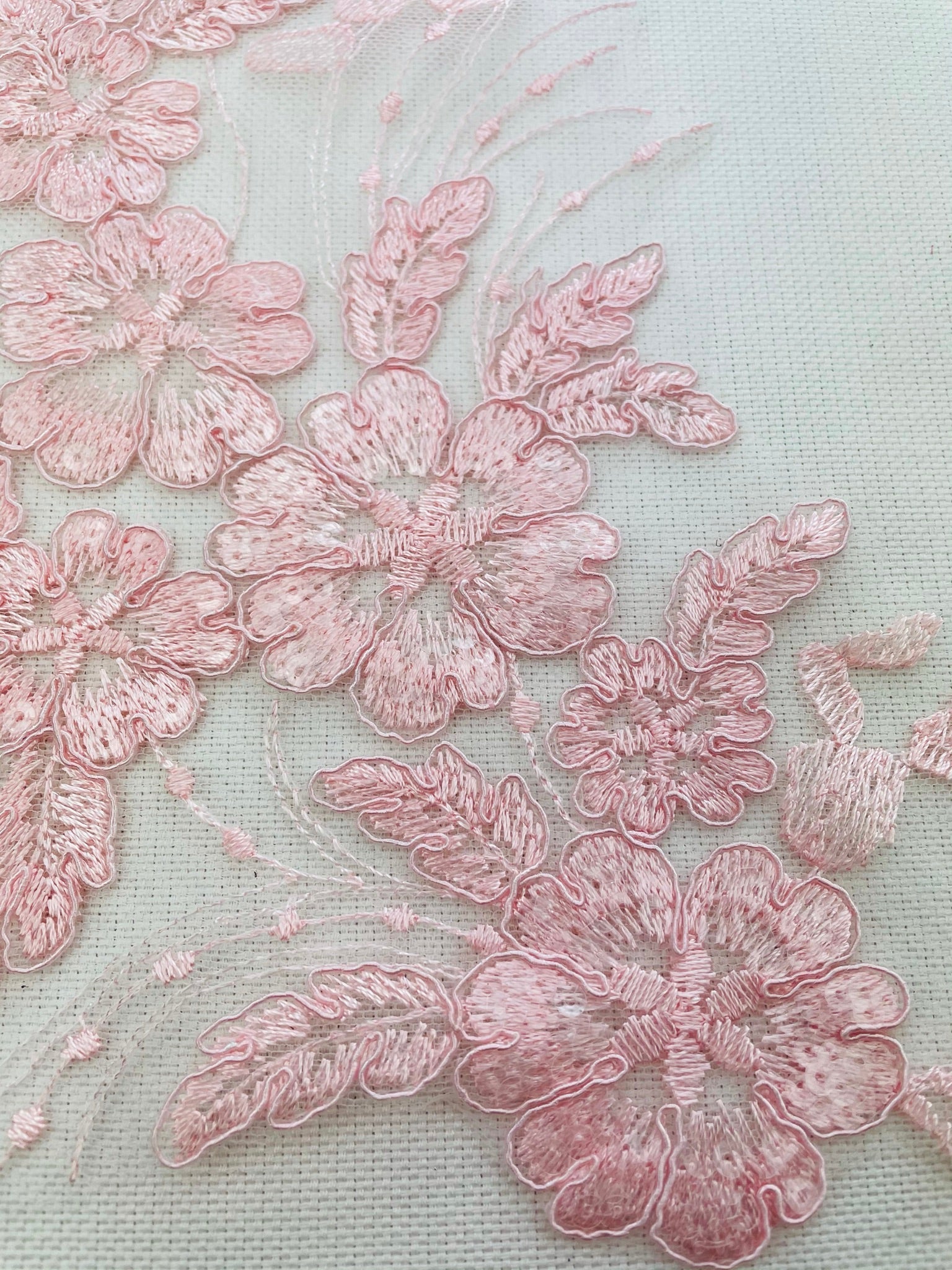 LA - 2110 - Light Pink lace Pair - Aleemahs