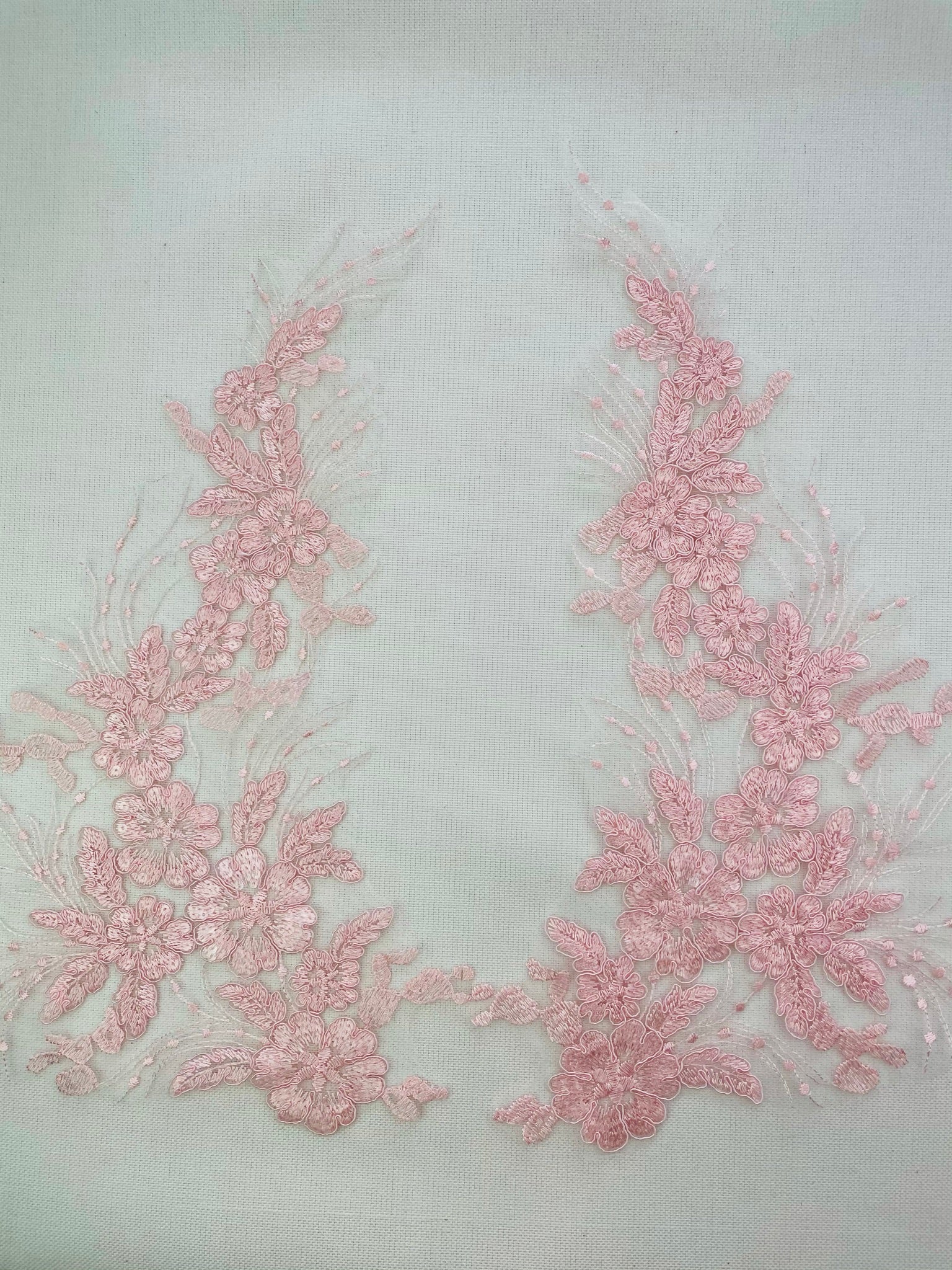LA - 2110 - Light Pink lace Pair - Aleemahs
