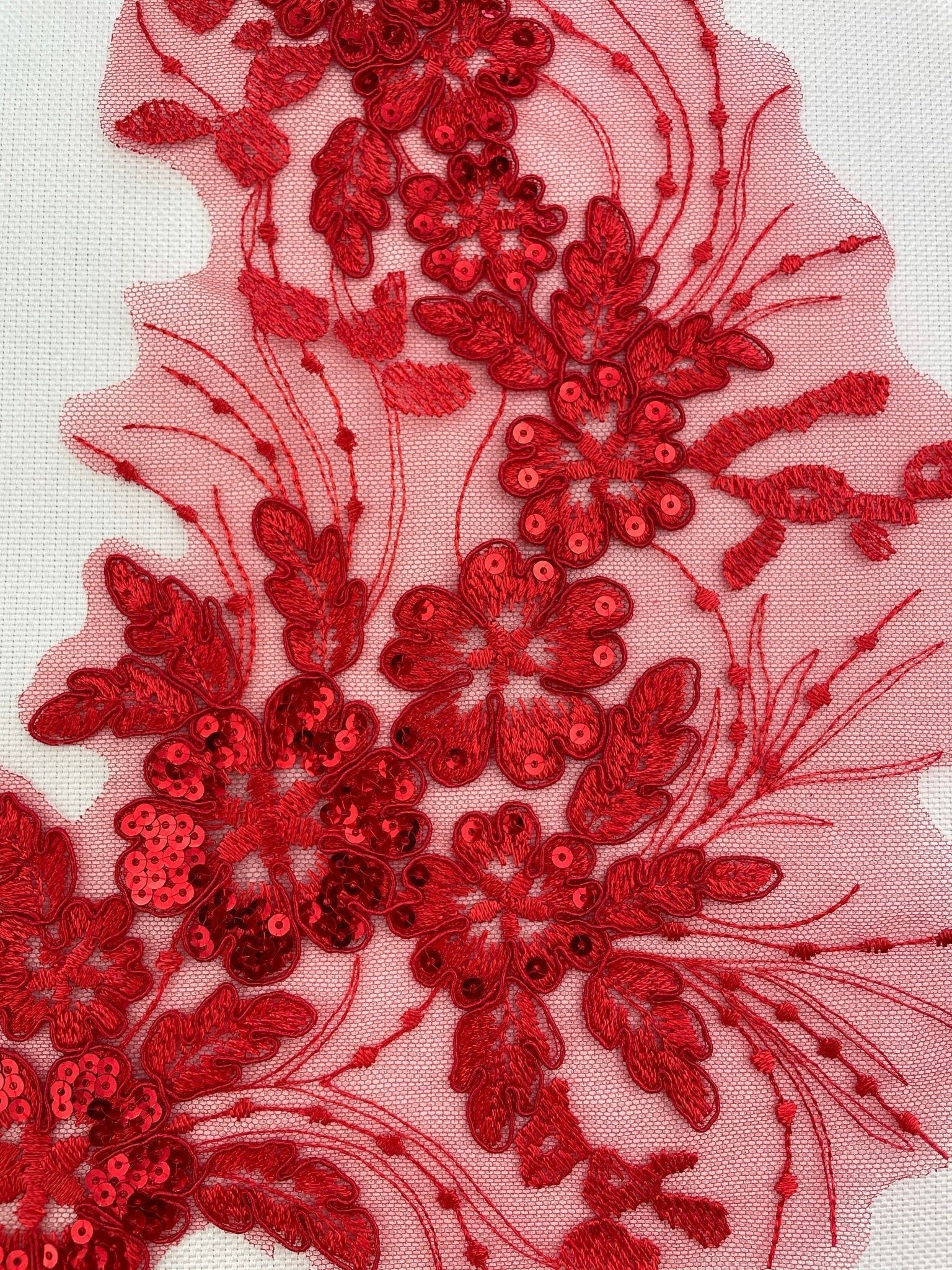 LA - 2110 - Red lace Pair - Aleemahs