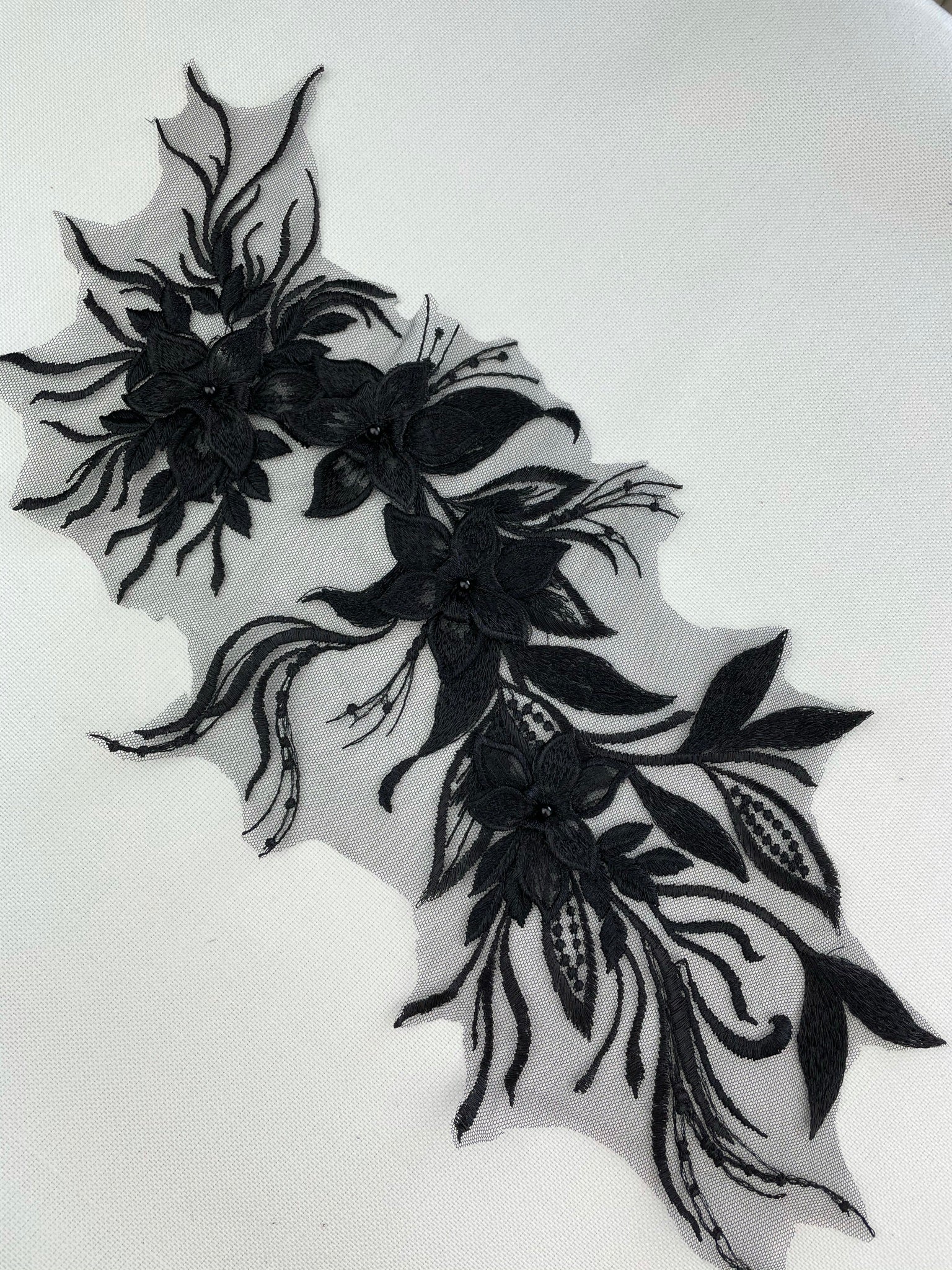 LA - 351 - Black lace - Aleemahs