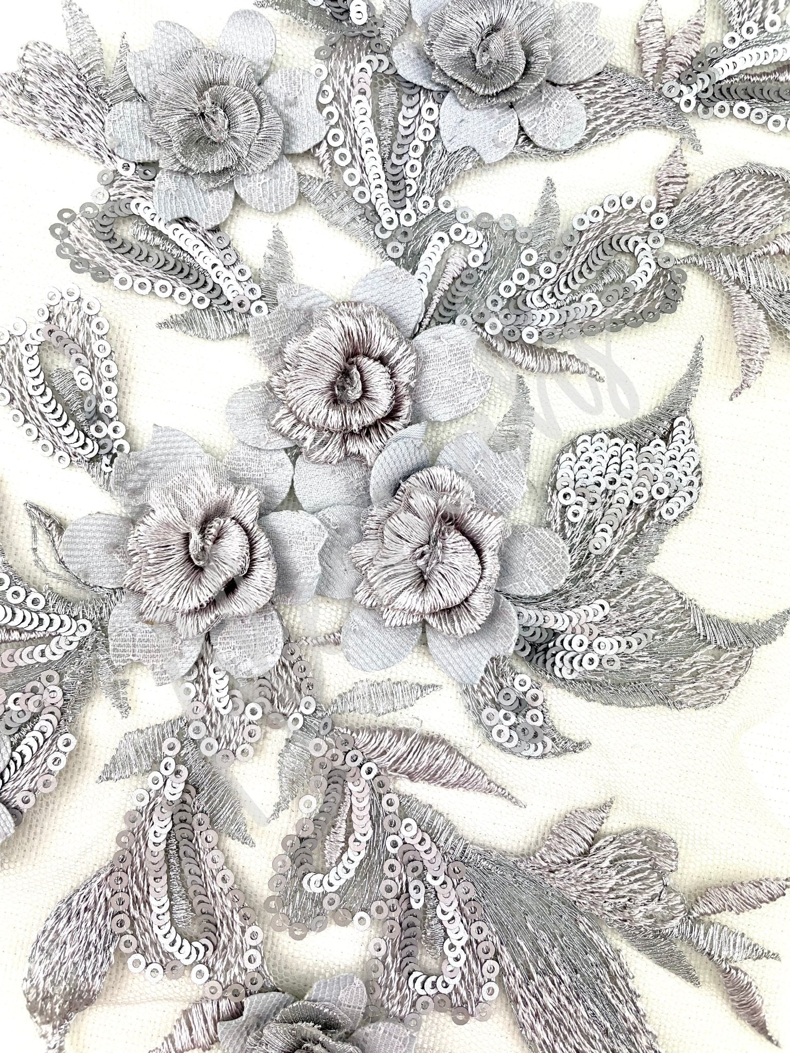 LA - 504 Silver / Grey lace pair - Aleemahs