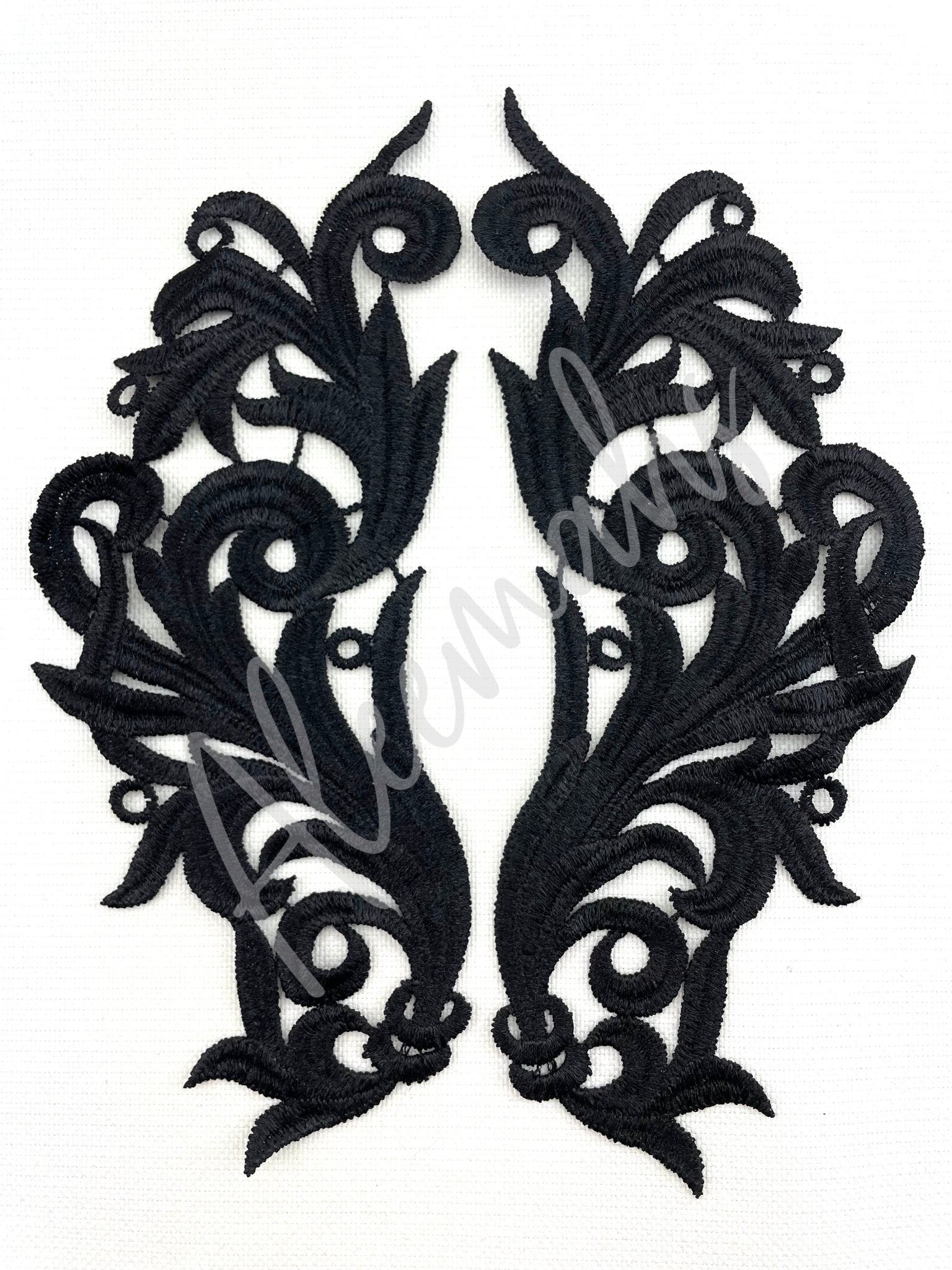 LA - 578 Black lace pair - Aleemahs