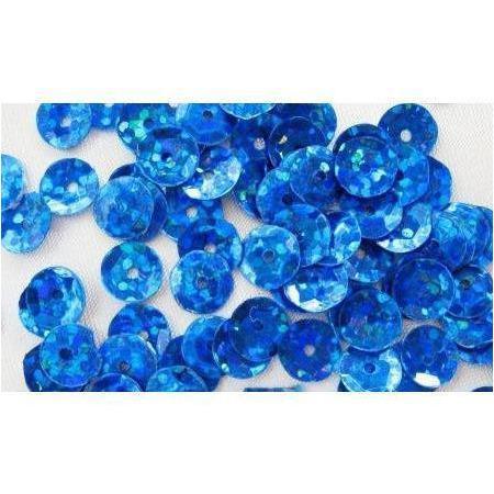 Loose 6 mm cup sequins - Blue Laser. - Aleemahs