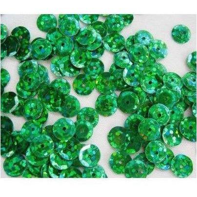 Loose 6mm cup sequins - Green Laser - Aleemahs