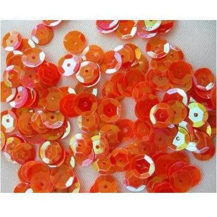 Loose 6mm cup sequins - Peach iris - Aleemahs