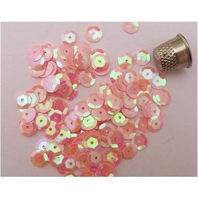 Loose 9mm cup sequins: Light Pink Iris - Aleemahs