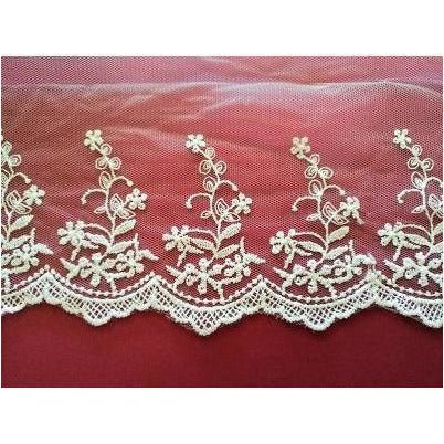 LT - 042: delicate off white trim - Aleemahs