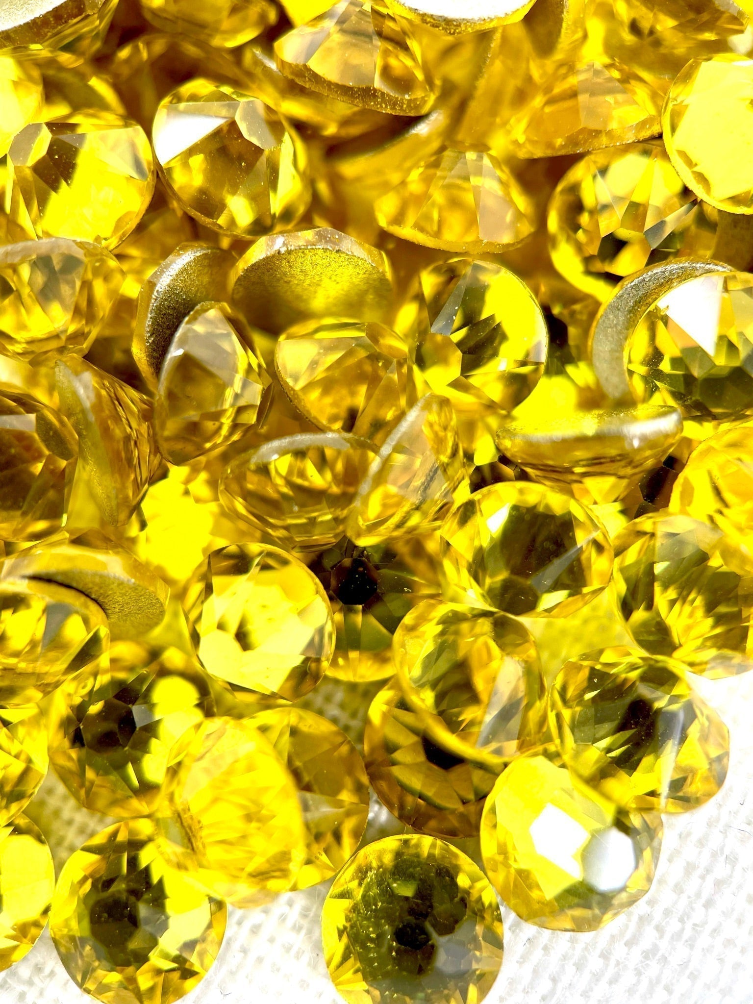 Luxe Citrine Flatback - Aleemahs