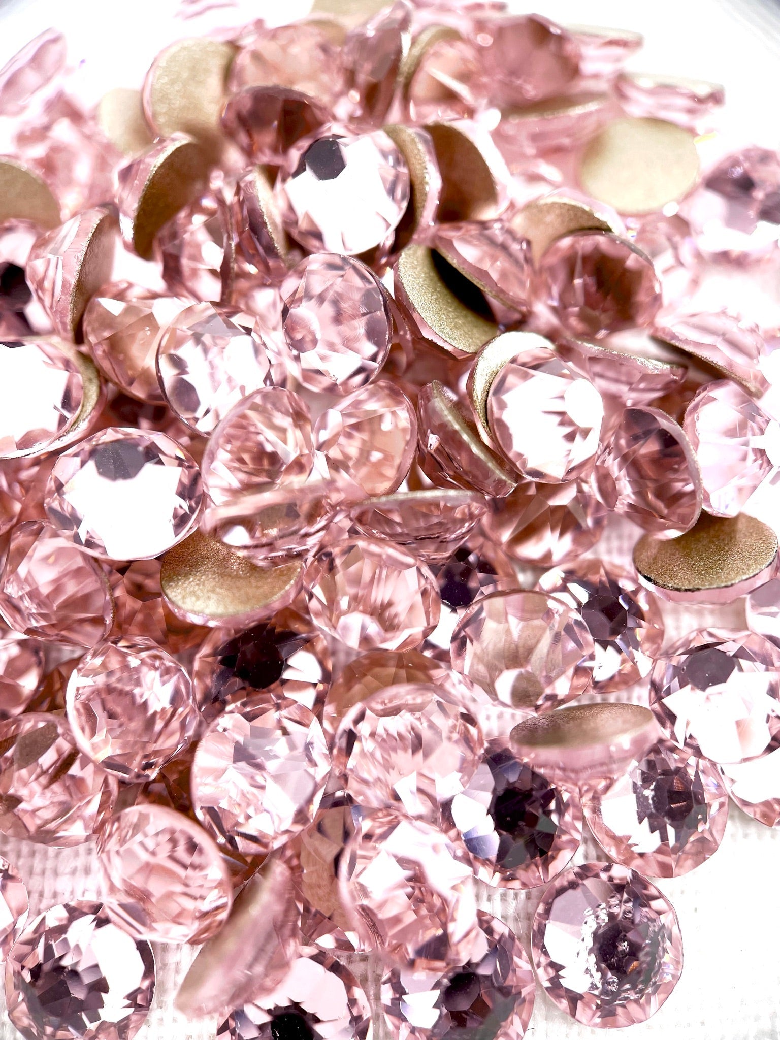 Luxe Light Rose Flatback - Aleemahs