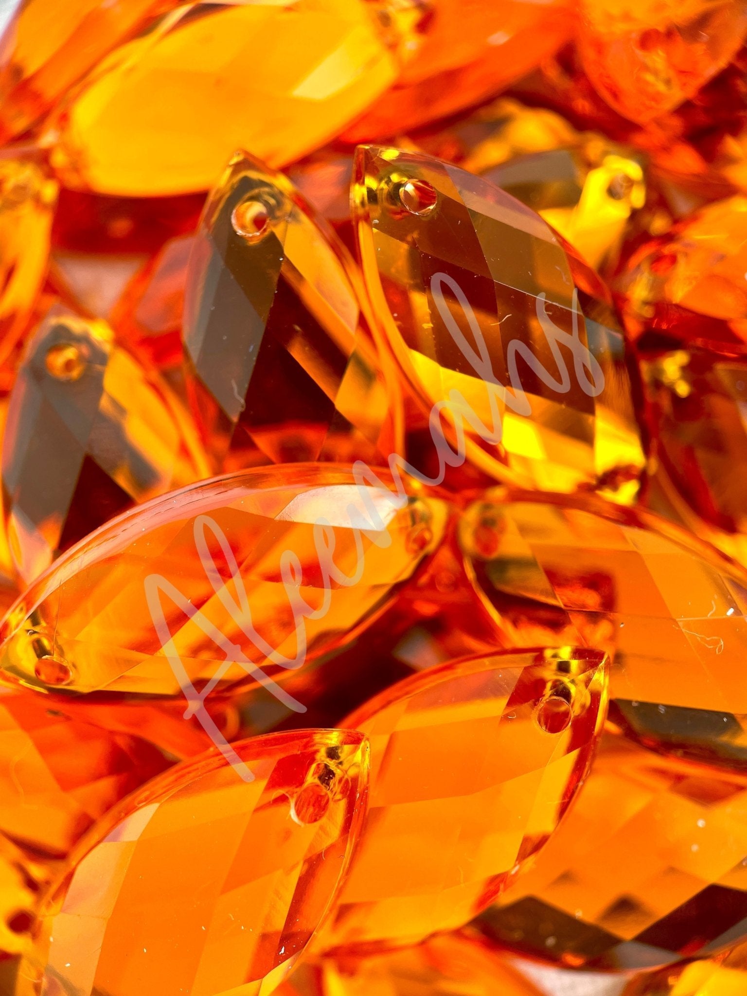 Orange Eye Acrylic Jewel - Aleemahs