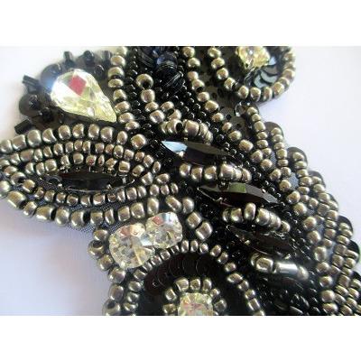 P - 043 Black and dark silver pair - Aleemahs