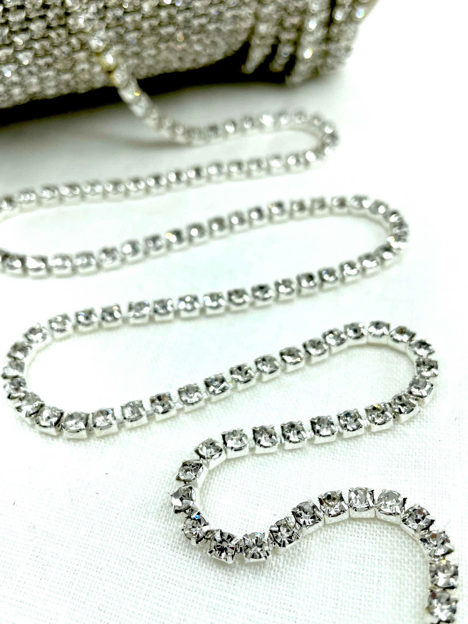 RC - 3 Cupchain Silver & Crystal - Aleemahs