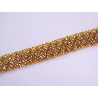 RT - 001, Gold Rhinestone Trim - Aleemahs