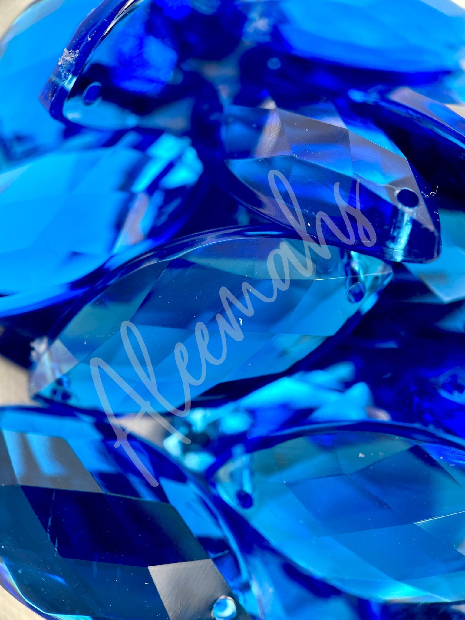 Sapphire Eye Acrylic Jewel - Aleemahs