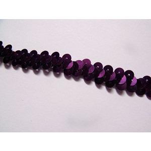 Sequin Elastic, 1 row, Purple - Aleemahs