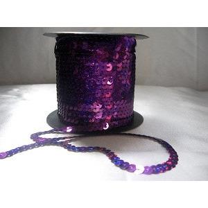 Sequin strand, flat, Purple laser - Aleemahs