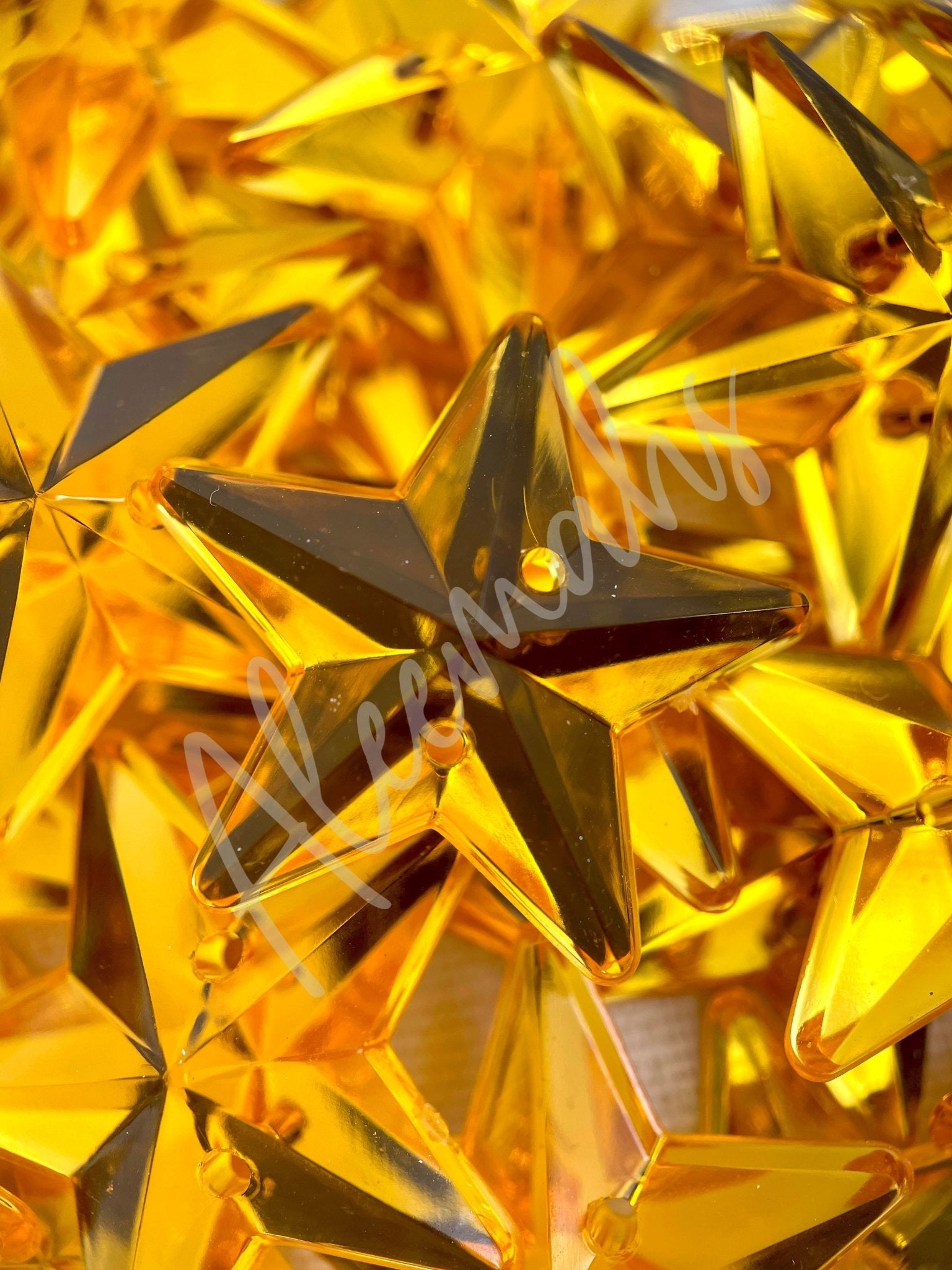 Topaz Star Acrylic Jewel - Aleemahs