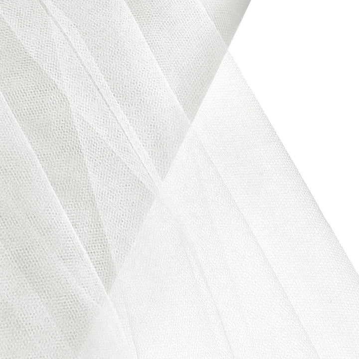 TU - 002 White Diamond Tulle - Aleemahs